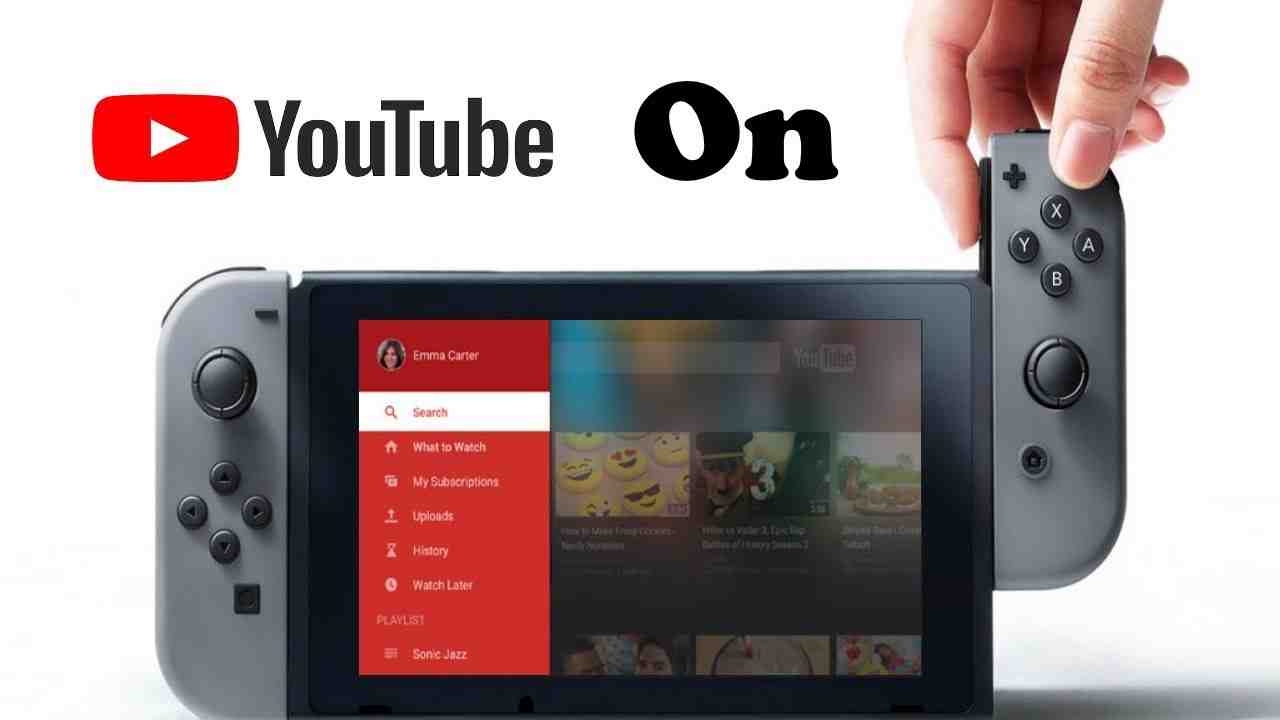 Comment mettre YouTube sur Switch OLED ?