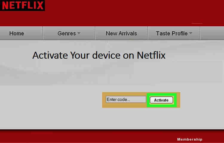Comment obtenir code activation Netflix ?